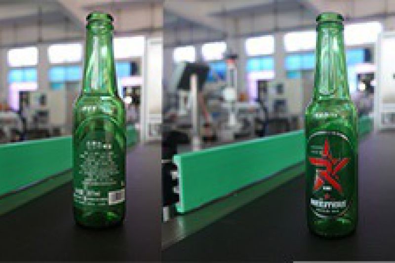 BK-311 啤酒瓶半自动圆瓶贴标机视频